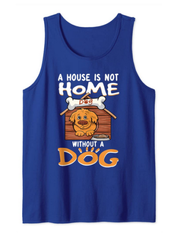 funny dog tank top